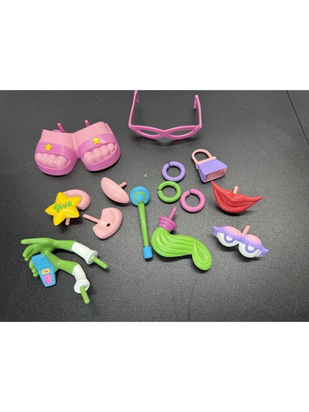 Vintage Hasbro Mr. Mrs. Potato Head Accessories Lot of 15 Pieces